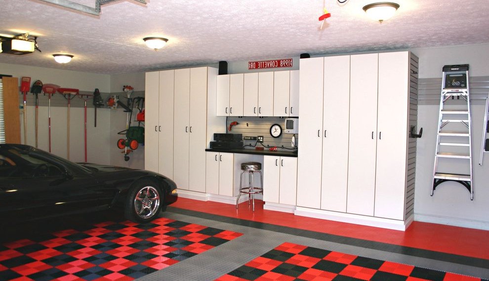 Garage Floor Sealer Traditional Garage with Cincinnati