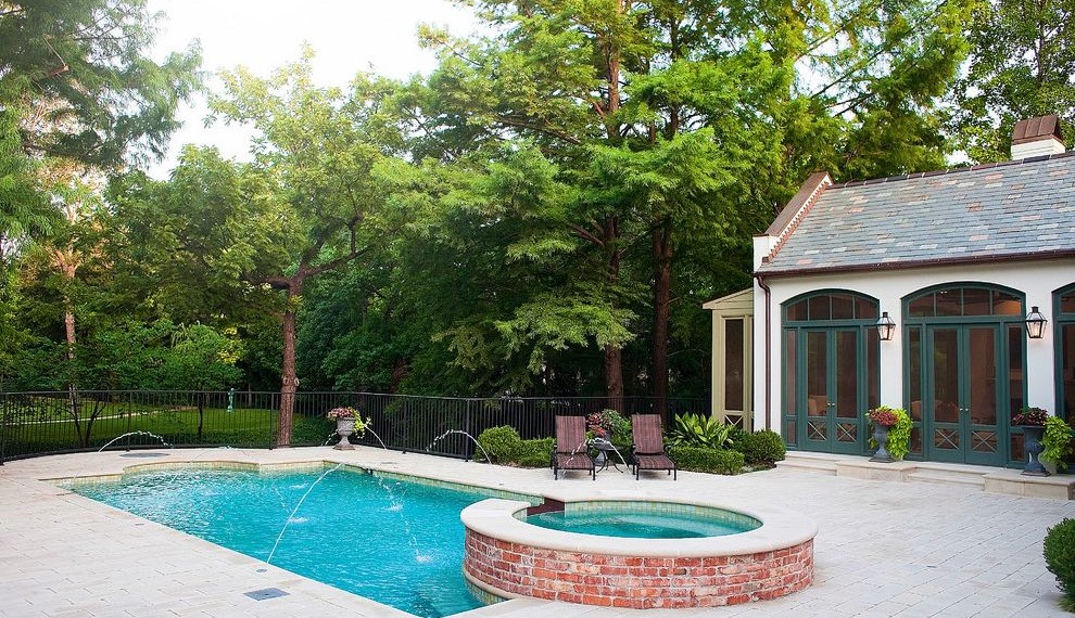 Ge Gas Stove Traditional Patio with Zinc Planters
