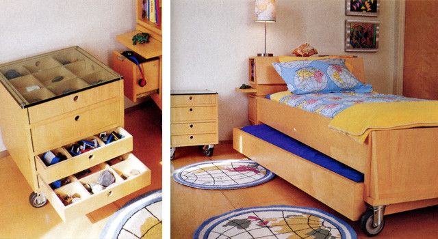 Heavy Duty Caster Wheels Modern Kids with Throw Blanket