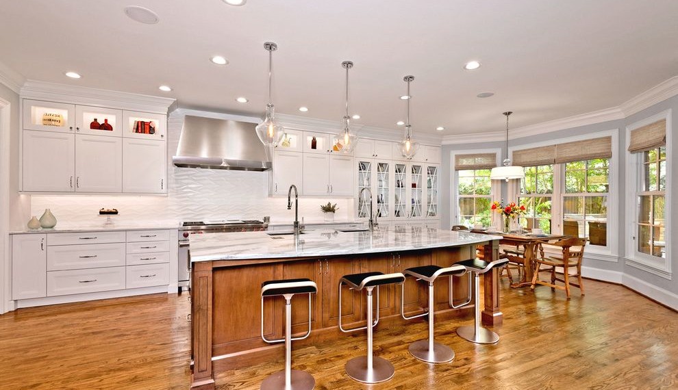 Insinkerator Garbage Disposal Transitional Kitchen with Porcelanosa
