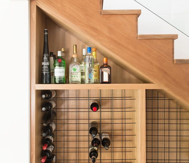 Kayak Storage Rack Contemporary Wine Cellar with Under Stairs Wine Storage