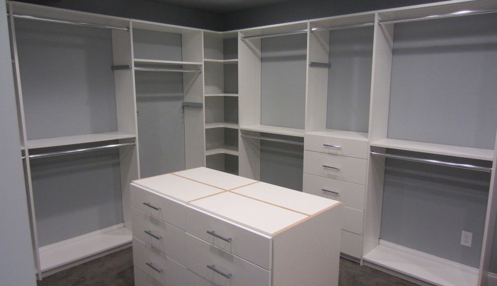 Kenmore Dryer Belt Traditional Closet with Closet Island