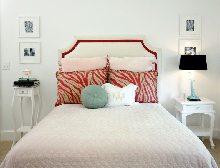 King Size Platform Bed Frame Contemporary Bedroom with Contemporary