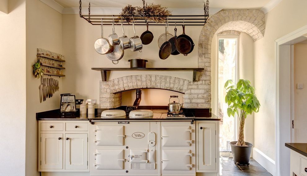 Kitchenaid Stove Top Mediterranean Kitchen with Kitchen