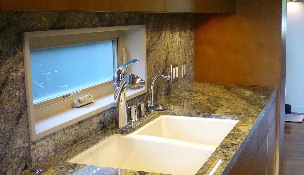Kohler Cast Iron Sink Modern Kitchen with Modern Kitchen