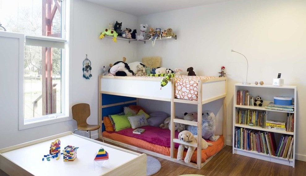Low Profile Bookshelf Modern Kids with Bedroom