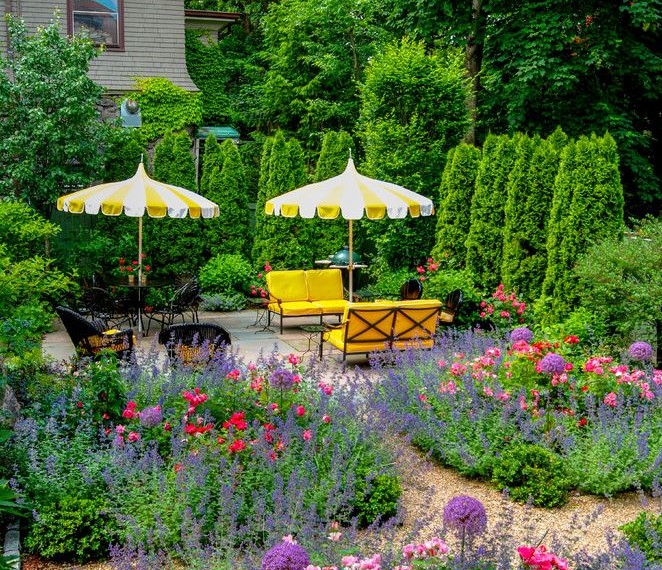Lowes Patio Umbrella Traditional Landscape with Patio Furniture