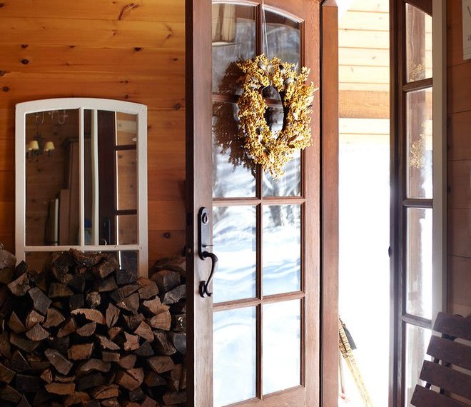 Magnetic Door Latch Rustic Entry with Up North