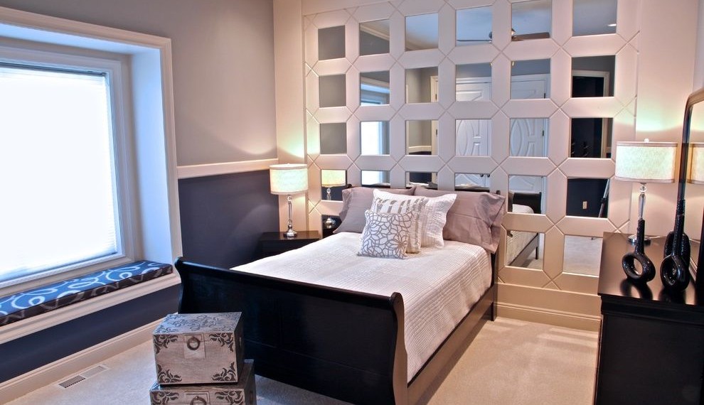 Mitre Saw Stand Contemporary Bedroom with Pasco