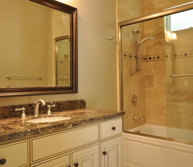 Moen Bathroom Faucet Repair Traditional Bathroom with Shower Tub
