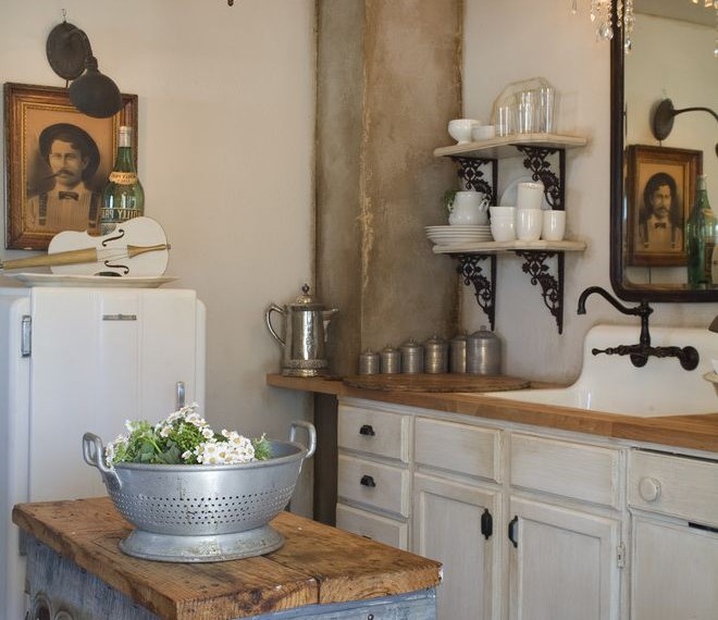 Moen Faucet Repair Shabby Chic Style Kitchen with Wood Countertops