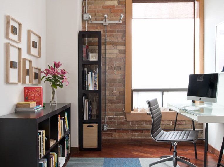 Nicole Miller Area Rugs Industrial Home Office with Computer Desk