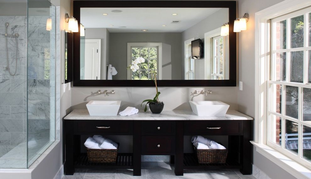 Nordictrack X11i Transitional Bathroom with Bathroom Lighting