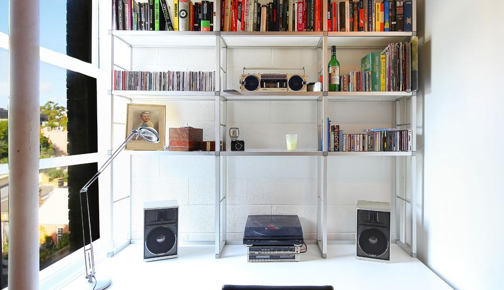 Office Organization Contemporary Home Office with White Desk