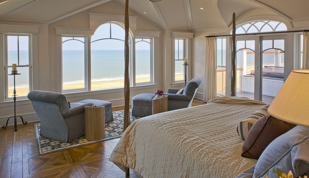 Parkay Floors Beach Style Bedroom with Beach House