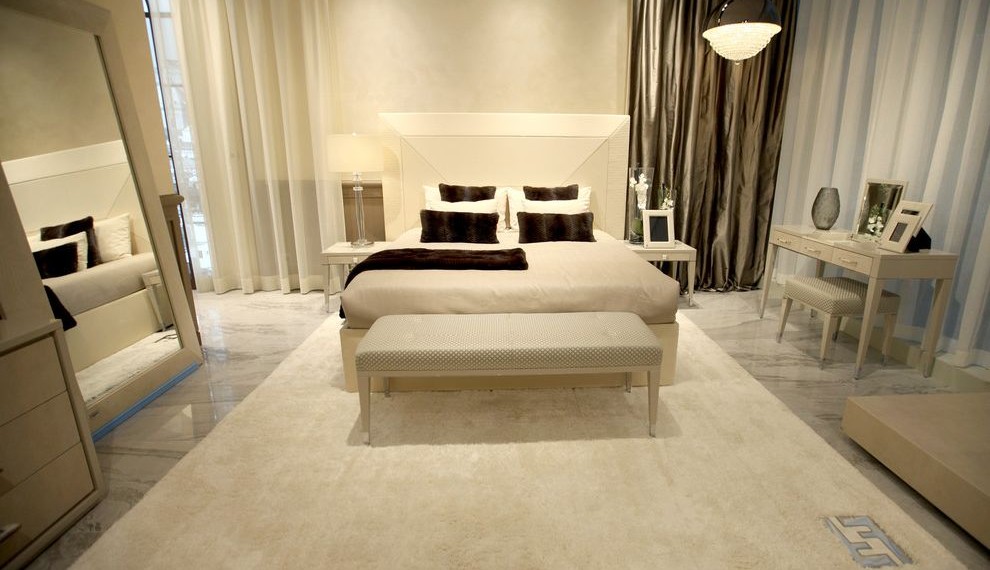 Rustic King Bed Frame Contemporary Bedroom with Bedroom Pendant Lighting