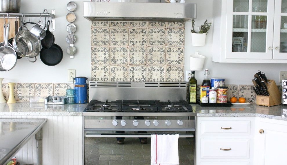 Sheetrock Knife Eclectic Kitchen with Kitchen Storage
