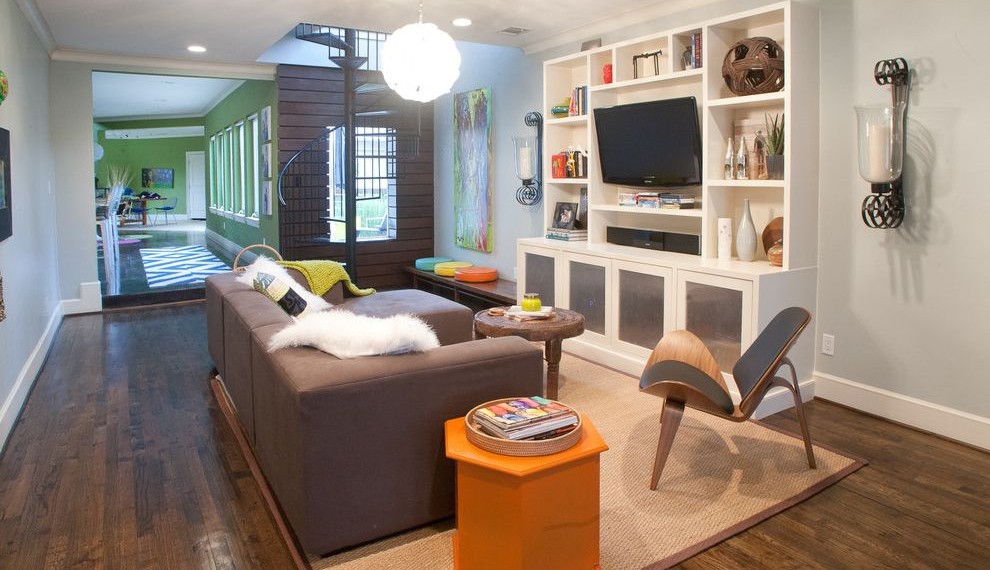 Shelterlogic Shed in a Box Modern Living Room with Spiral Staircase