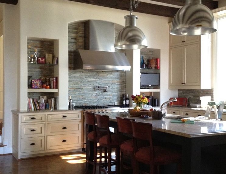 Slop Sink Traditional Kitchen with Cabinet