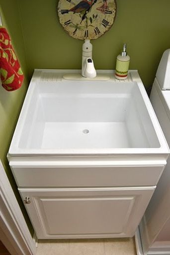 Slop Sink Traditional Laundry Room with Traditional