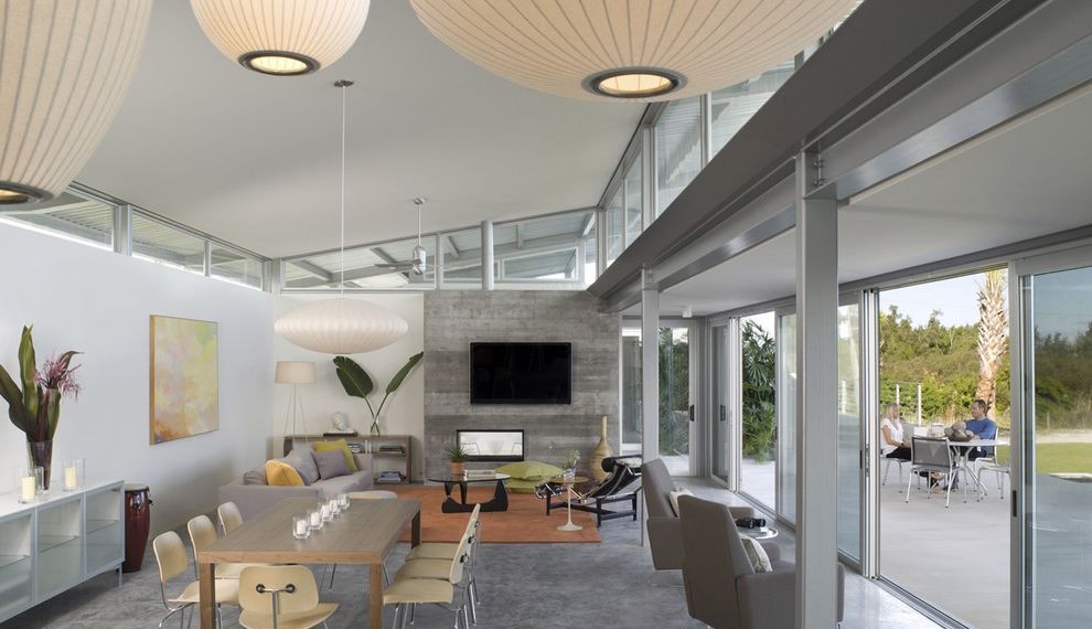Soundproof Insulation for Walls Modern Dining Room with Buffet