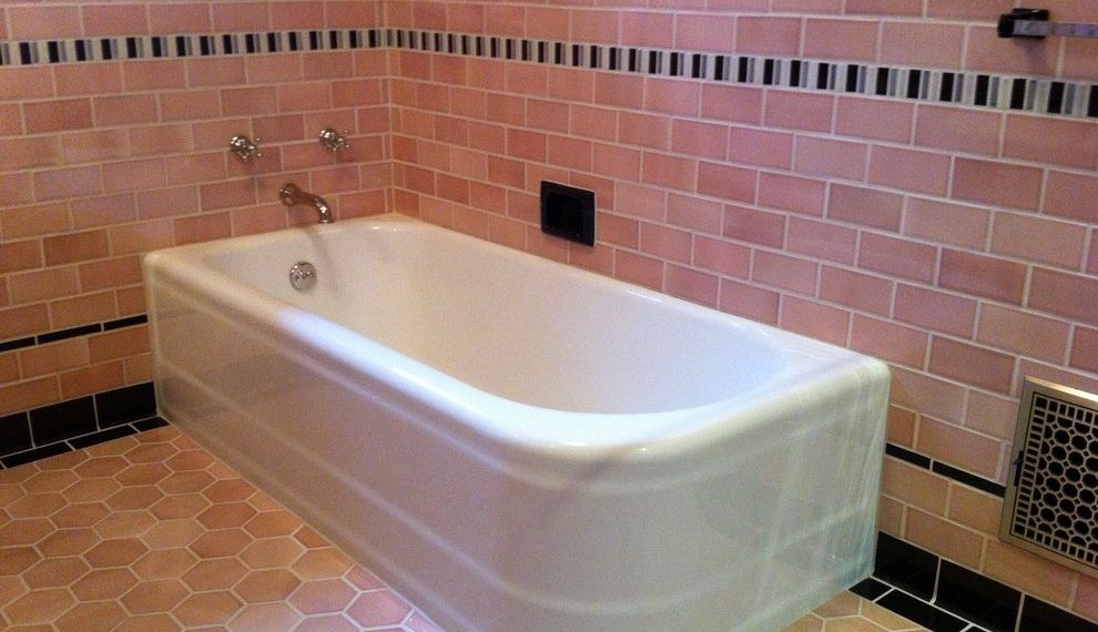 Tub Reglazing Traditional Bathroom with Tub
