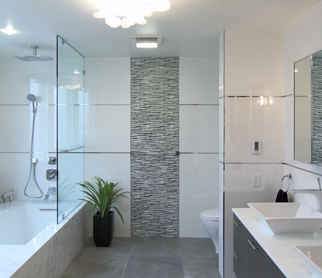 Unclog Bathtub Drain Contemporary Bathroom with Rain Shower