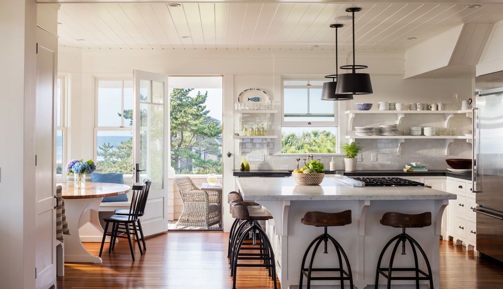 Wallbeds N More Beach Style Kitchen with Breakfast Nook