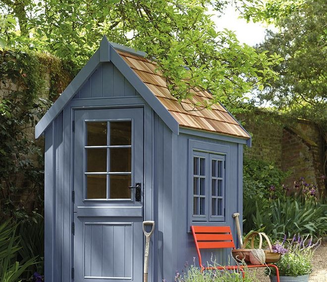 Water Heater Installation Cost Traditional Shed with Potted Plants