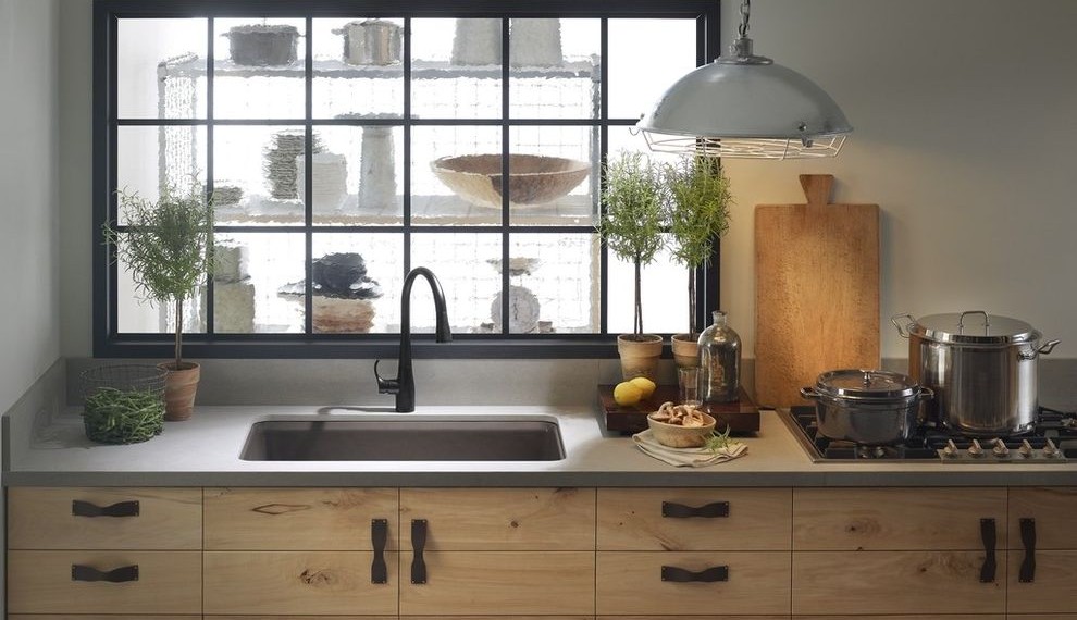 Water Heater Troubleshooting Eclectic Kitchen with Kitchen Sink