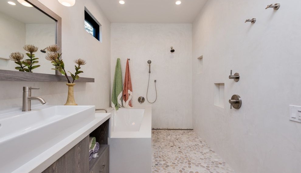 Waterproof Sealant Modern Bathroom with Ceramic Tile