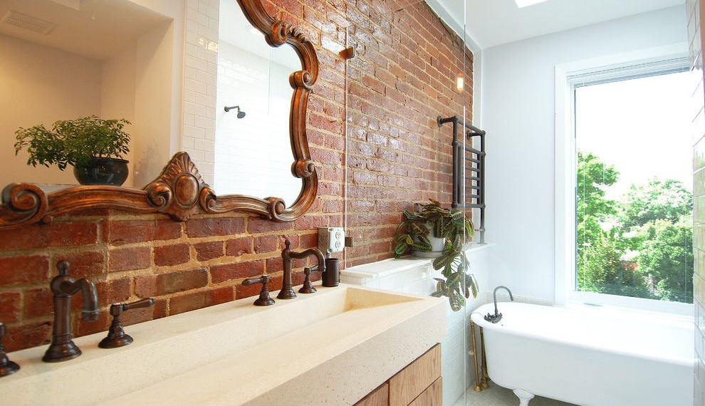 Waterproof Sealant Transitional Bathroom with Master Bathroom