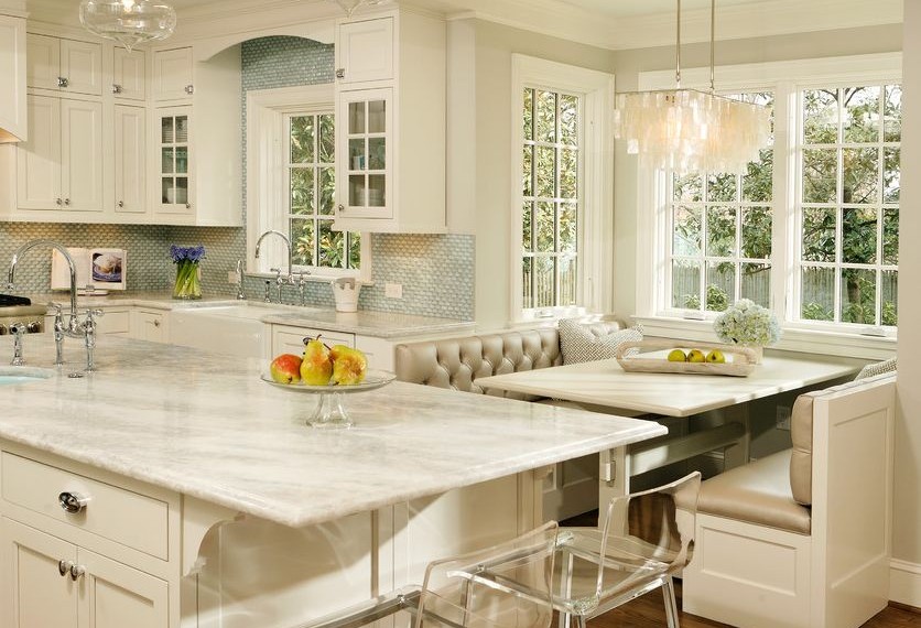 West Virginia Cabins Traditional Kitchen with Tile Kitchen Backsplash