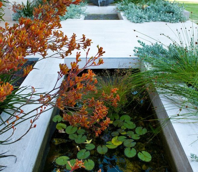 Whirlpool Water Filter Contemporary Landscape with Front Entry