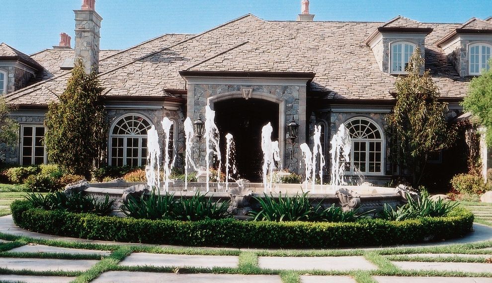 Window Tinting Film Mediterranean Exterior with Half Moon Window