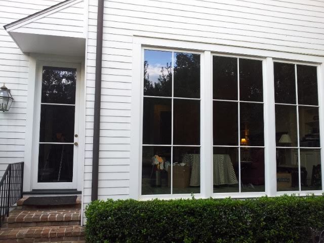 Window Tinting Film Traditional Exterior with Tinted Window