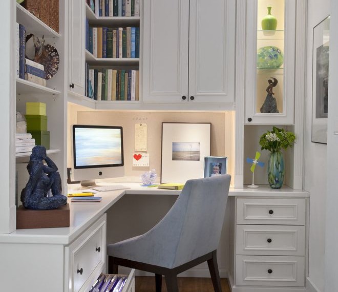 Wood Gun Cabinet with Etched Glass Traditional Home Office with Den