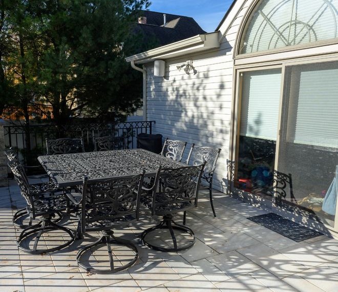 Wrought Iron Patio Furniture Traditional Patio with Wrought Iron Dining Table