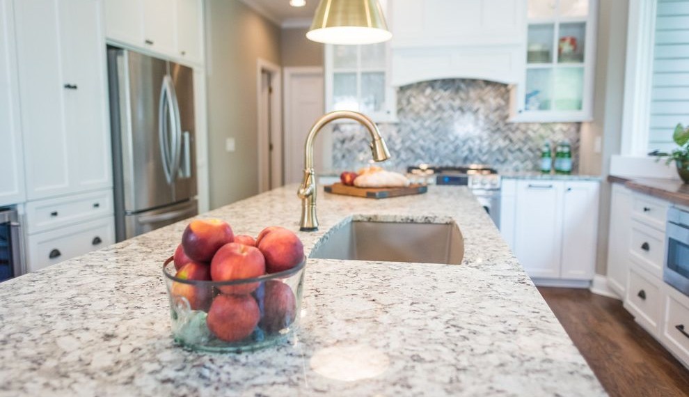 Yeager Flooring Transitional Kitchen with Custom Finishes